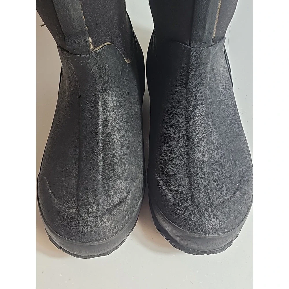 BOGS Boots Women's US 7 EUR 40 Classic High Handle Rubber Tall Black Waterproof